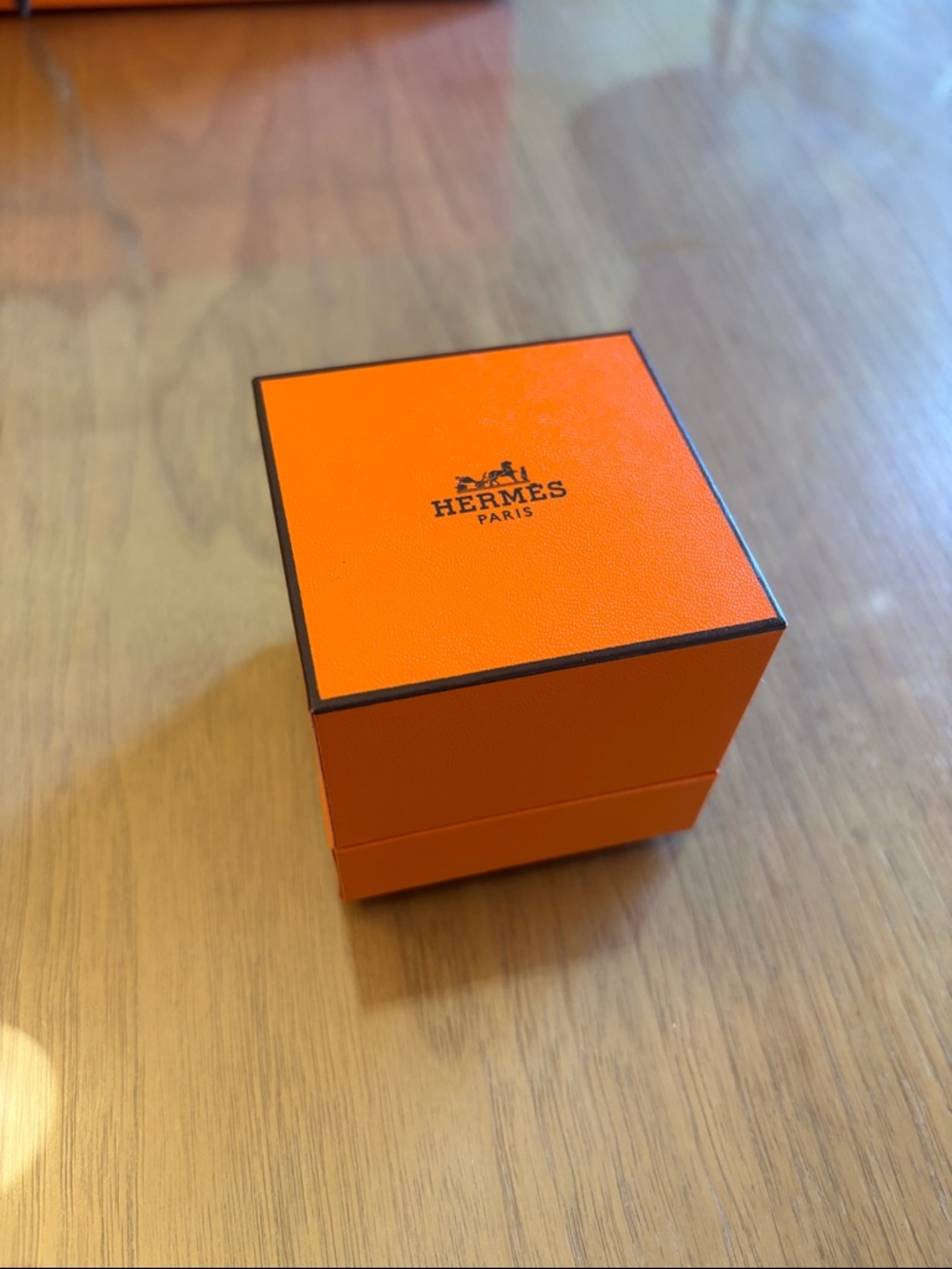 Authentic Hermes ring storage box